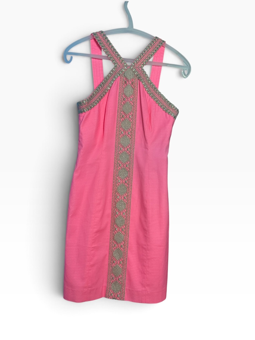 Lilly Pulitzer Pink Halter Mini Dress